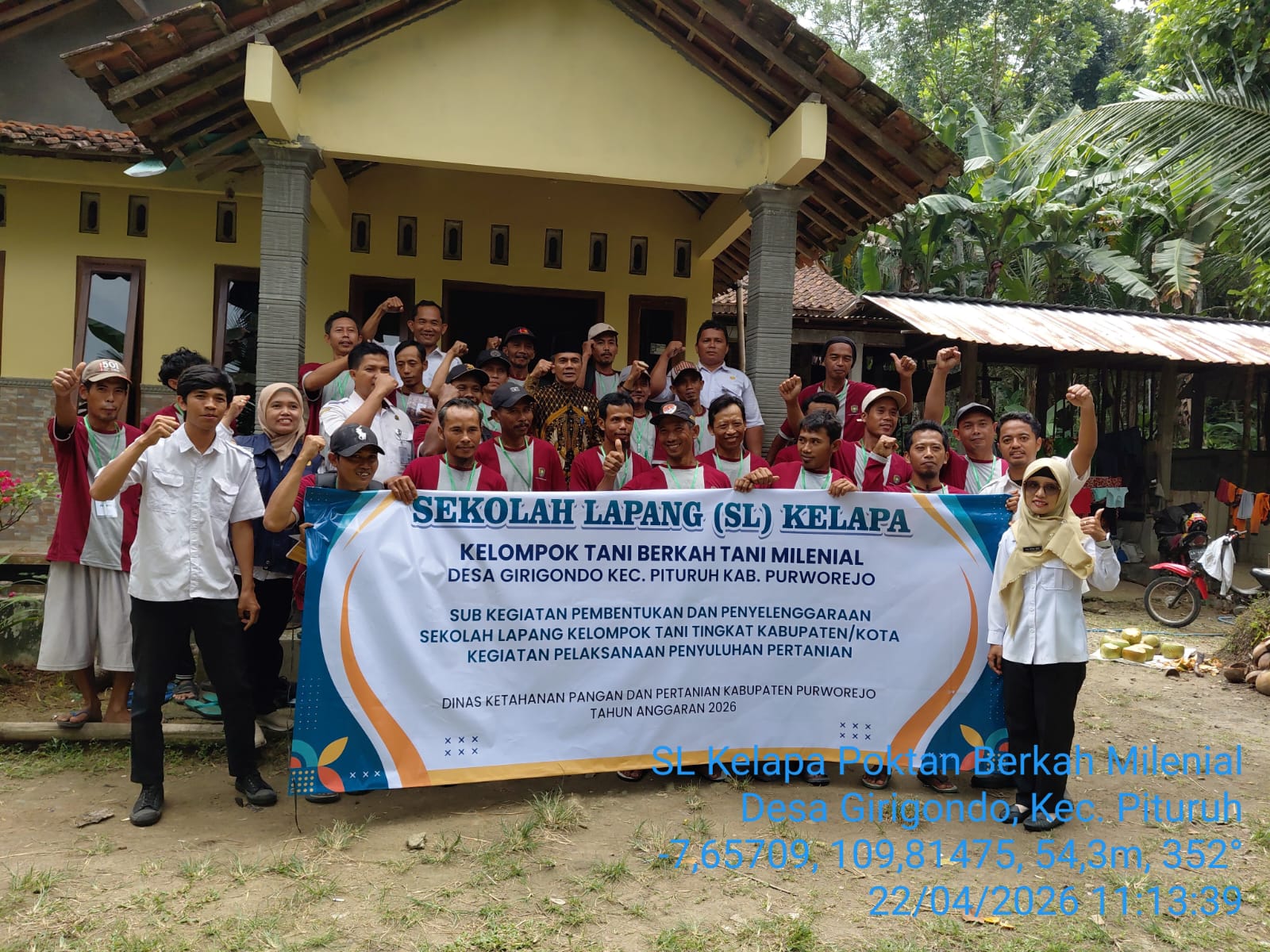 Sekolah Lapang Kelapa, Dorong Petani Girigondo Untuk Budidaya Tanaman Kelapa sesuai GAP