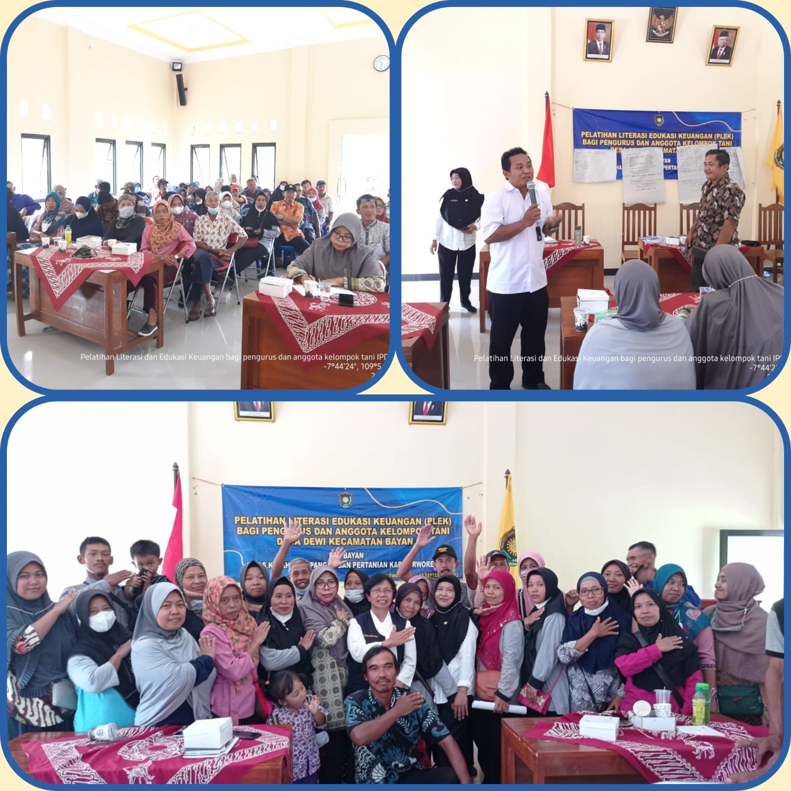 PELATIHAN LITERASI EDUKASI KEUANGAN (PLEK) BAGI PENGURUS DAN ANGGOTA KELOMPOK TANI BAYAN