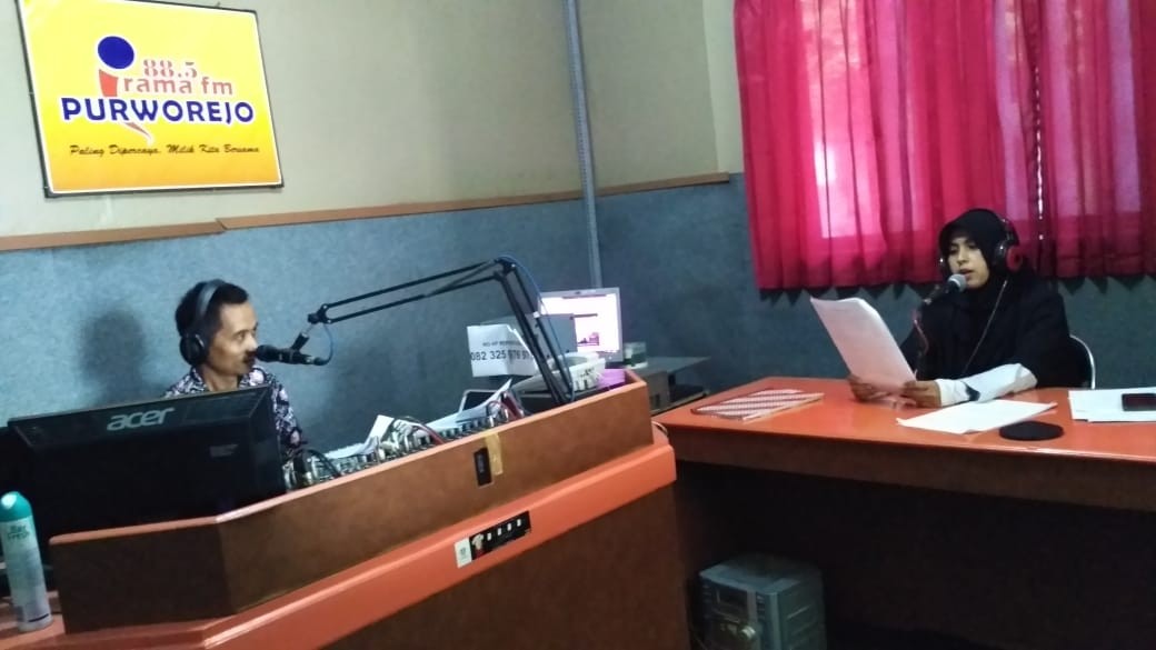 Penyuluhan on line melalui media Radio