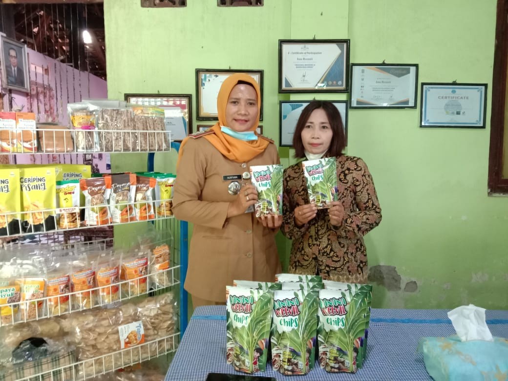 TEMBUS EKSPOR, IMA UBAH BONGGOL PISANG MENJADI KERIPIK ANEKA RASA