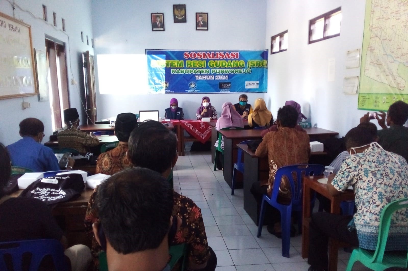 DUKUNG PEMASARAN GABAH, PEMKAB PURWOREJO ADAKAN SOSIALISASI SISTEM RESI GUDANG